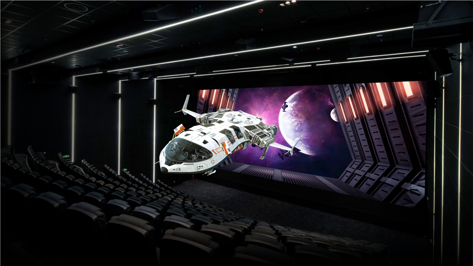 The World s Largest 4K LED Cinema Display Put into Use in China